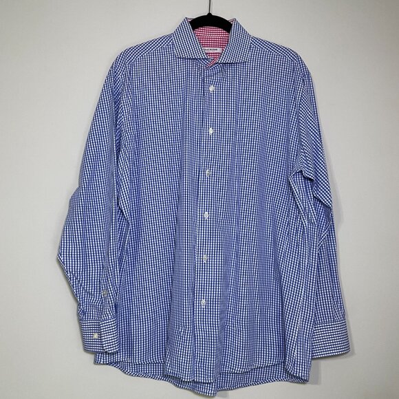Set of 3 Men's 34/35 Isaac Mizrahi Long Sleeve Button Down Dress Shirts - Picture 14 of 16